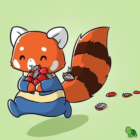 Милая красная панда