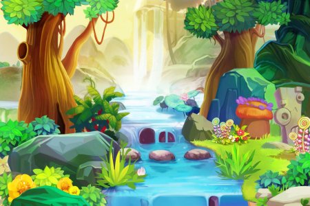 Сказочный лес из мультика