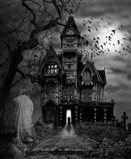Особняк с привидениями призраки