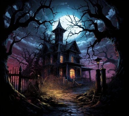 Halloween haunted house