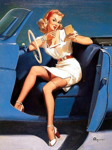 Джил элвгрен gil elvgren