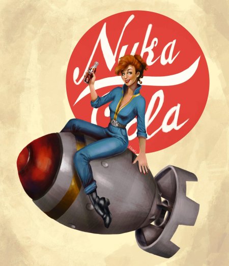 Nuka cola fallout плакат
