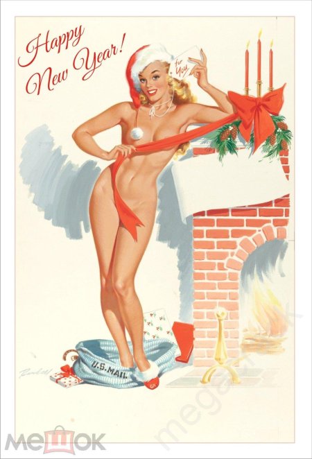 Открытки в стиле пин ап