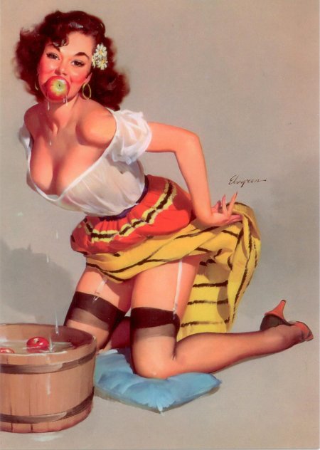 Пин ап картины джил элвгрен