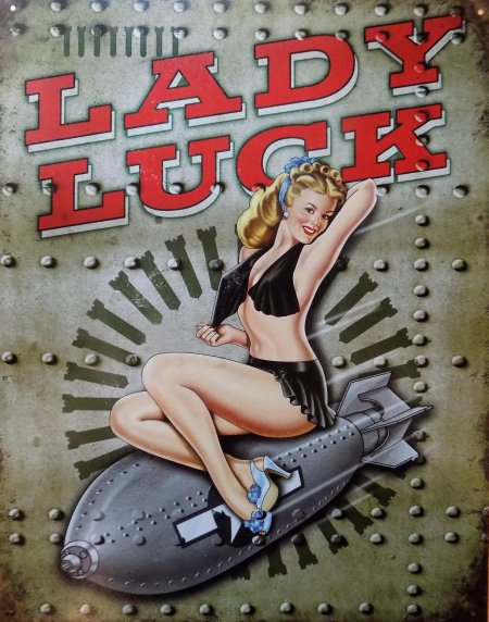 Lady luck pin up