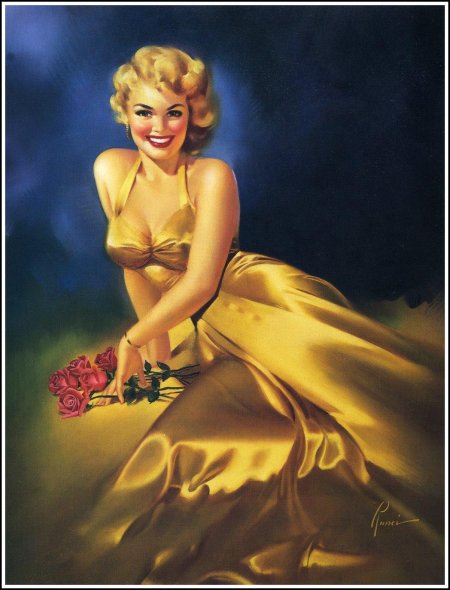 Пин ап девушка