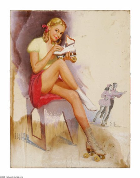 Pin up художник джил элвгрен