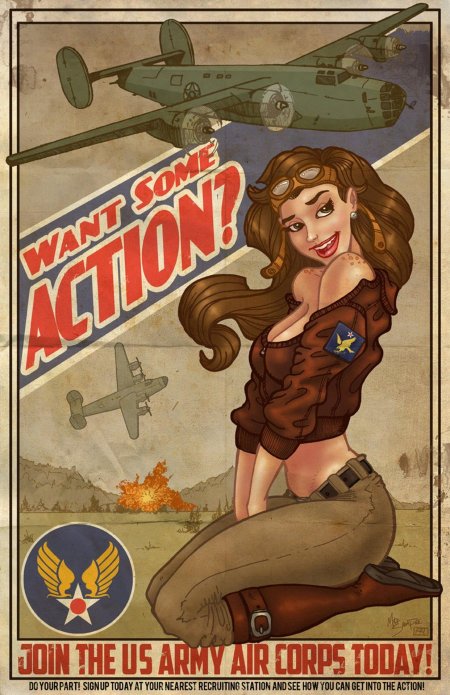 Плакат военный