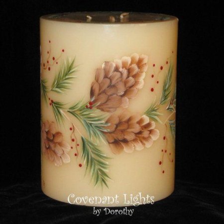 Роспись свечей