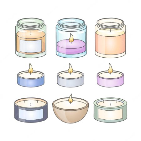 Ароматические свечи рисунок
