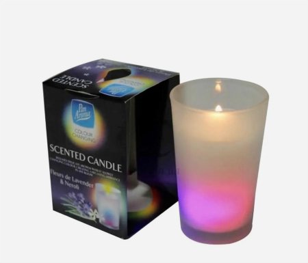 Свеча ароматизированная с led подсветкой
