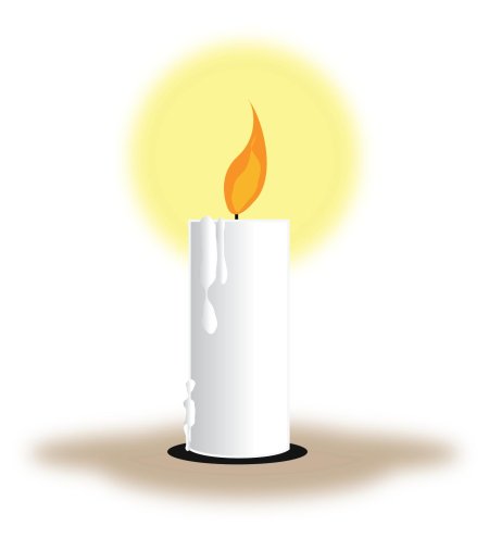 Свеча рисунок