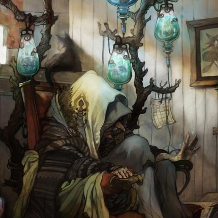 Алхимик дварф фэнтези арт