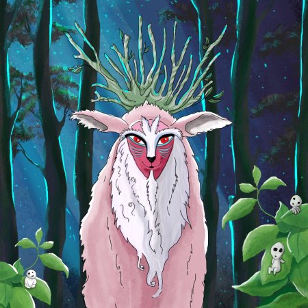 Принцесса мононоке лесные духи