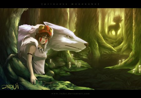 Принцесса мононоке волчица моро