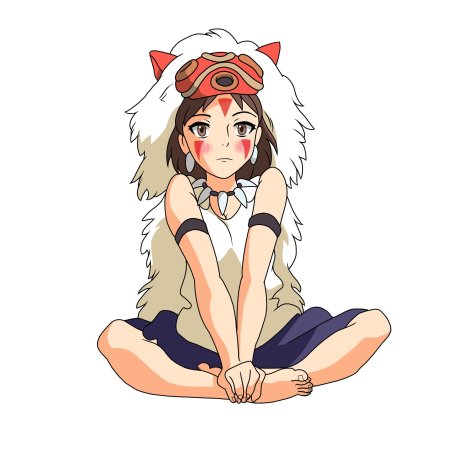 Принцесса мононоке в полный рост