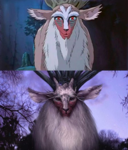 Лесной бог принцесса мононоке