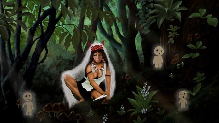 Принцесса мононоке бог леса