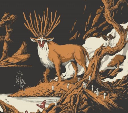 Лесной дух принцесса мононоке