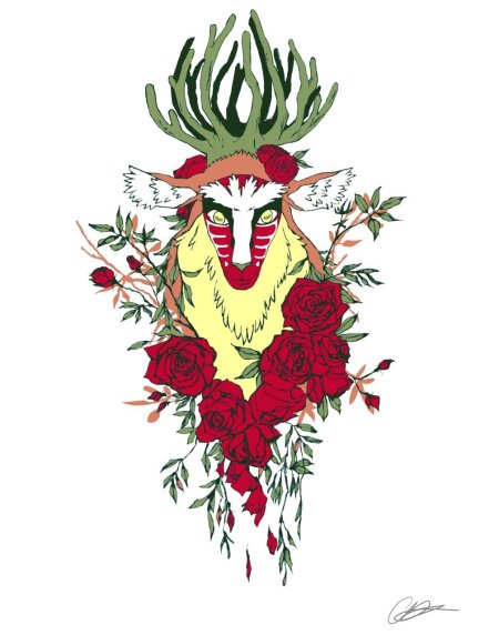 Принцесса мононоке бог леса