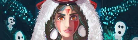 Принцесса мононоке постер