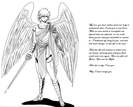 Михаэль архангел аниме