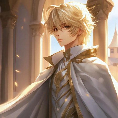 Аниме парень принц