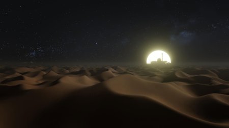 Луна в пустыне