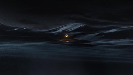 Пустыня ночь