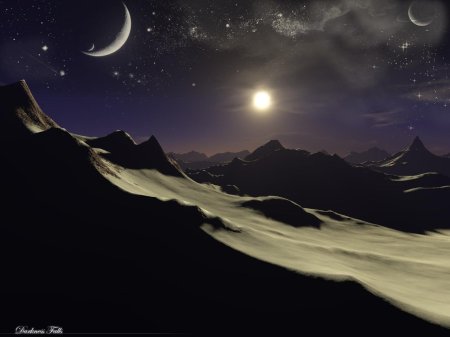 Ночная пустыня