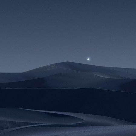 Пустыня ночь