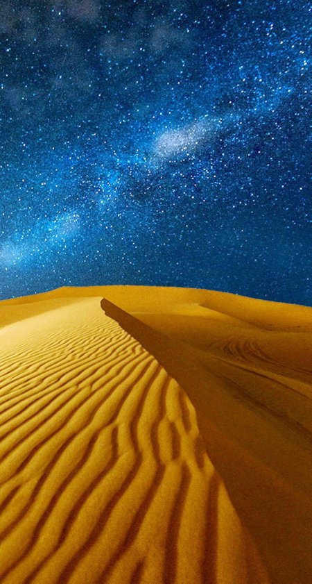 Пустыня ночь