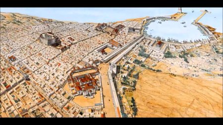 Древний город лептис-магна