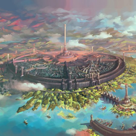 Столица атлантиды город посейдонис