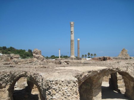 Тунис карфаген римские бани