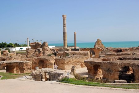 Древний город карфаген в тунисе