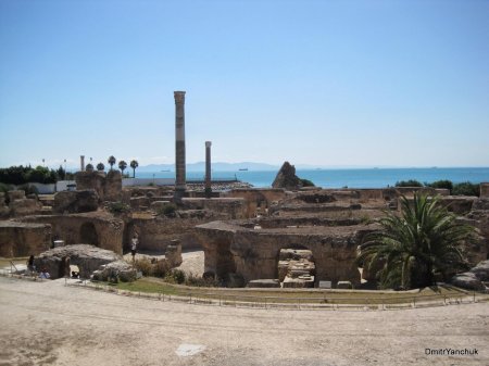 Развалины карфагена в тунисе