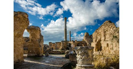 Древний город карфаген в тунисе