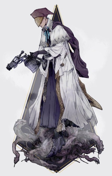 Вальтер bloodborne арт