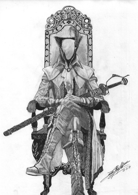 Тату леди мария bloodborne