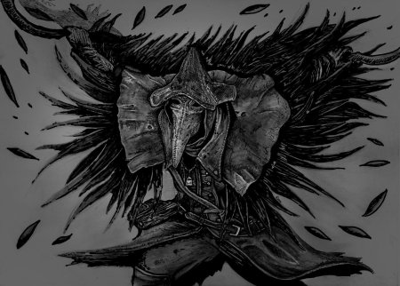 Ворон охотник bloodborne