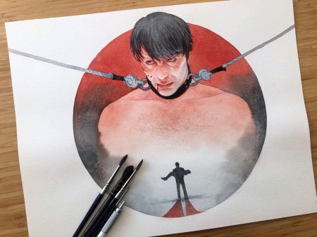 Мадс миккельсен art