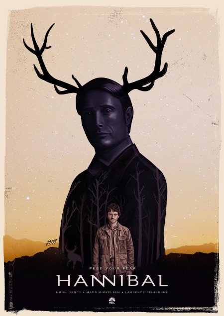 Ганнибал лектор сериал постер