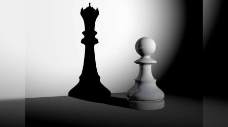 Шахматы пешка и королева