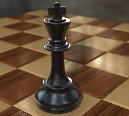 Шахматные фигуры король и ферзь