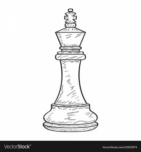 Шахматная фигура рисунок