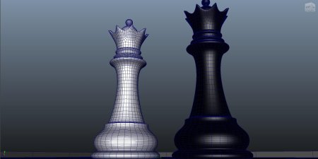 Шахматная фигура ферзь и королева