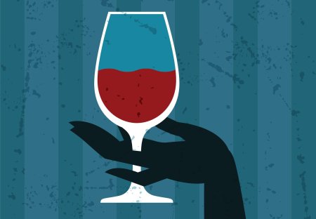 С бокалом вина