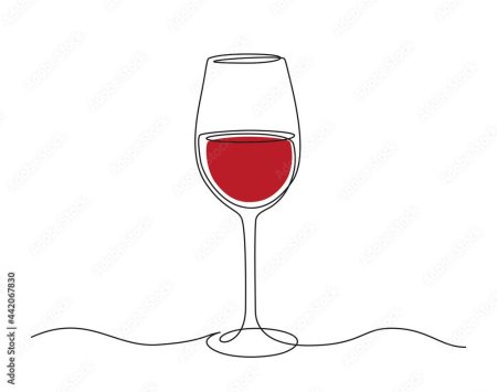 Бокалы красного вина