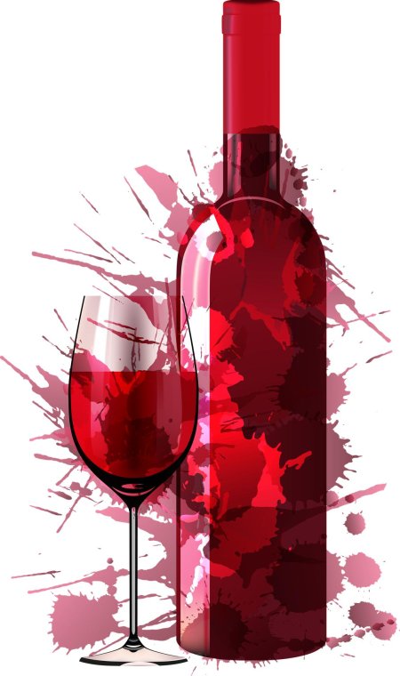 Вино без фона